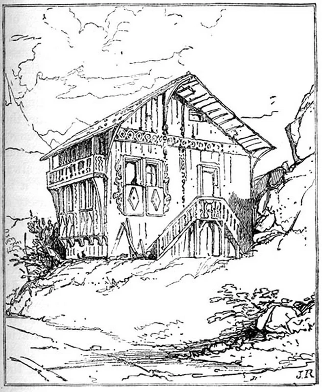 Cottage vicino ad Altdorf, 1835
